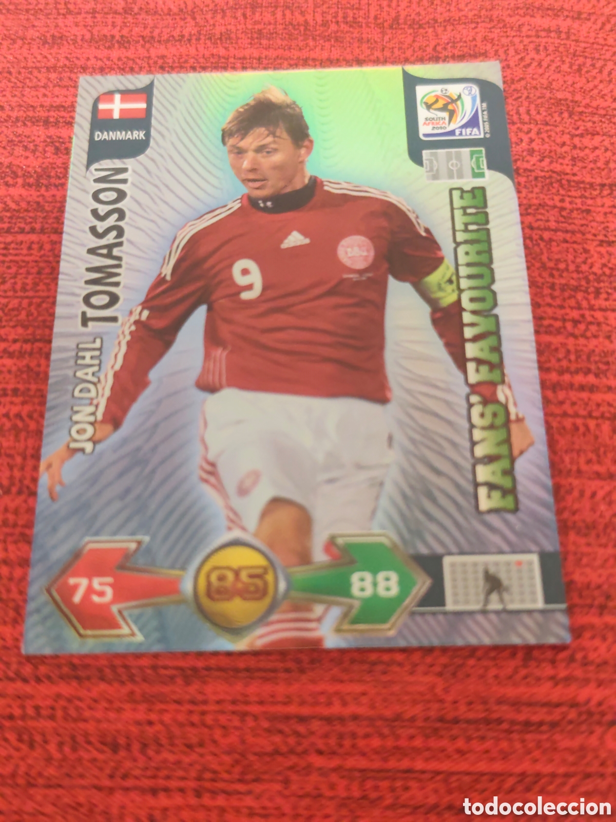 Cromos de f&uacute;tbol: FANS FAVOURITE TOMASSON DINAMARCA ADRENALYN XL WORLD CUP SOUTH AFRICA 2010