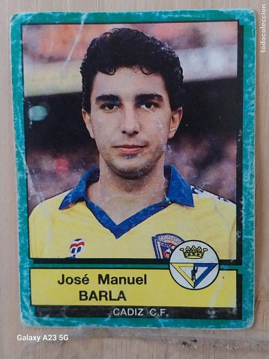 Cromos de Futebol: BARLA CADIZ PANINI FUTBOL 90 CROMO 68 SIN PEGAR NUNCA SOBADO A&Ntilde;O 1990 ***