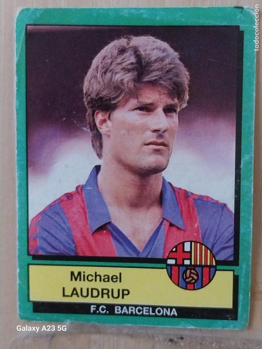 Figurine di Calcio: LAUDRUP BARCELONA PANINI FUTBOL 90 CROMO 51 SIN PEGAR NUNCA SOBADO A&Ntilde;O 1990 **
