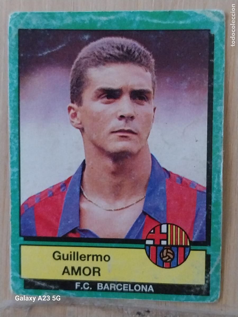 Cromos de f&uacute;tbol: AMOR BARCELONA PANINI FUTBOL 90 CROMO 49 SIN PEGAR NUNCA SOBADO A&Ntilde;O 1990 **