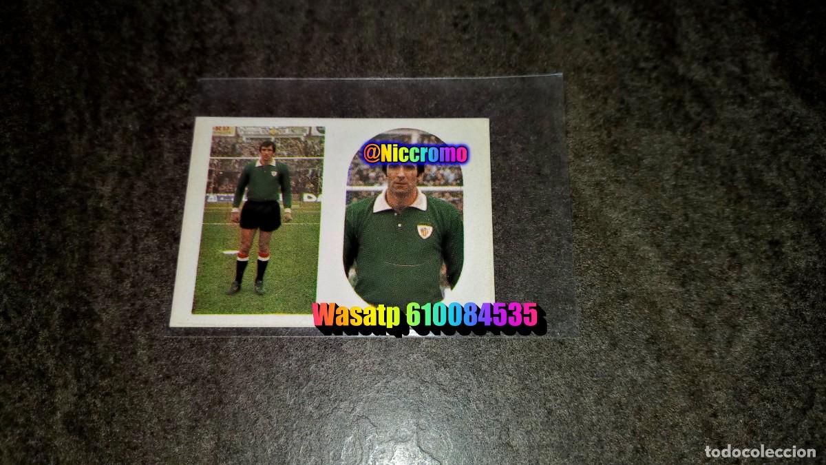 Cromos de f&uacute;tbol: iribar ath bilbao liga 75 76 cromo troquelado sin pegar ediciones maga futbol 1975 1976 niccromo