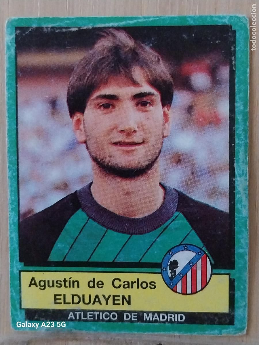 Cromos de f&uacute;tbol: ELDUAYEN AT MADRID PANINI FUTBOL 90 CROMO 36 SIN PEGAR NUNCA SOBADO A&Ntilde;O 1990 **