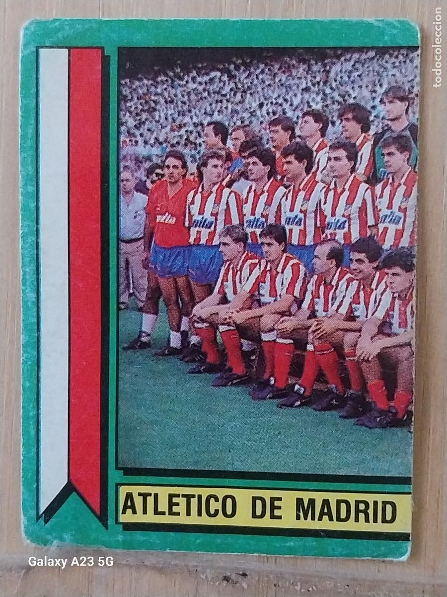 Cromos de f&uacute;tbol: AT MADRID PANINI FUTBOL 90 CROMO 20 SIN PEGAR NUNCA SOBADO A&Ntilde;O 1990 **