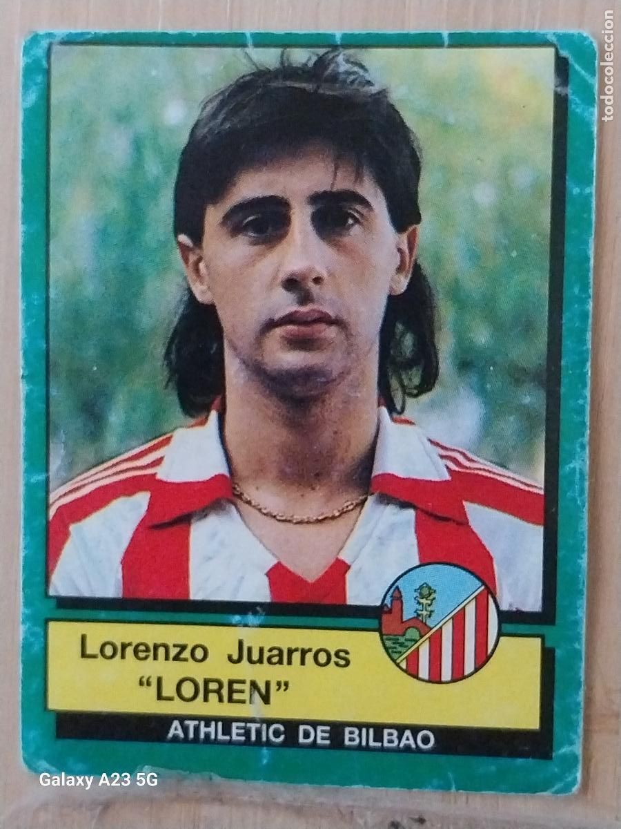 Cromos de f&uacute;tbol: LOREN AT MADRID PANINI FUTBOL 90 CROMO 15 SIN PEGAR NUNCA SOBADO A&Ntilde;O 1990 **
