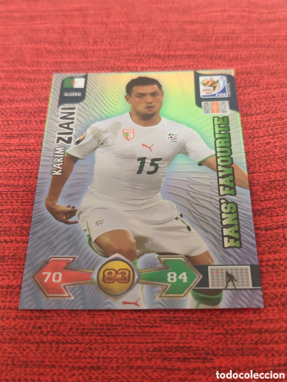 Cromos de f&uacute;tbol: FANS FAVOURITE ZIANI ALGERIA ADRENALYN XL WORLD CUP SOUTH AFRICA 2010