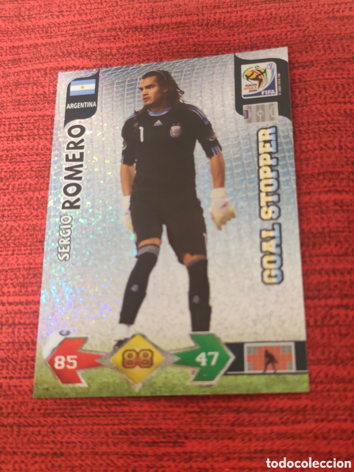 Cromos de f&uacute;tbol: GOAL STOPPER ROMERO ARGENTINA ADRENALYN XL WORLD CUP SOUTH AFRICA 2010