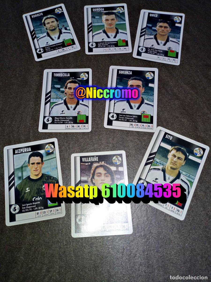 Cromos de f&uacute;tbol: salamanca 20 cromos completo marca 95 96 supergol hay 3 en copia 1995 heraclio fournier niccromo