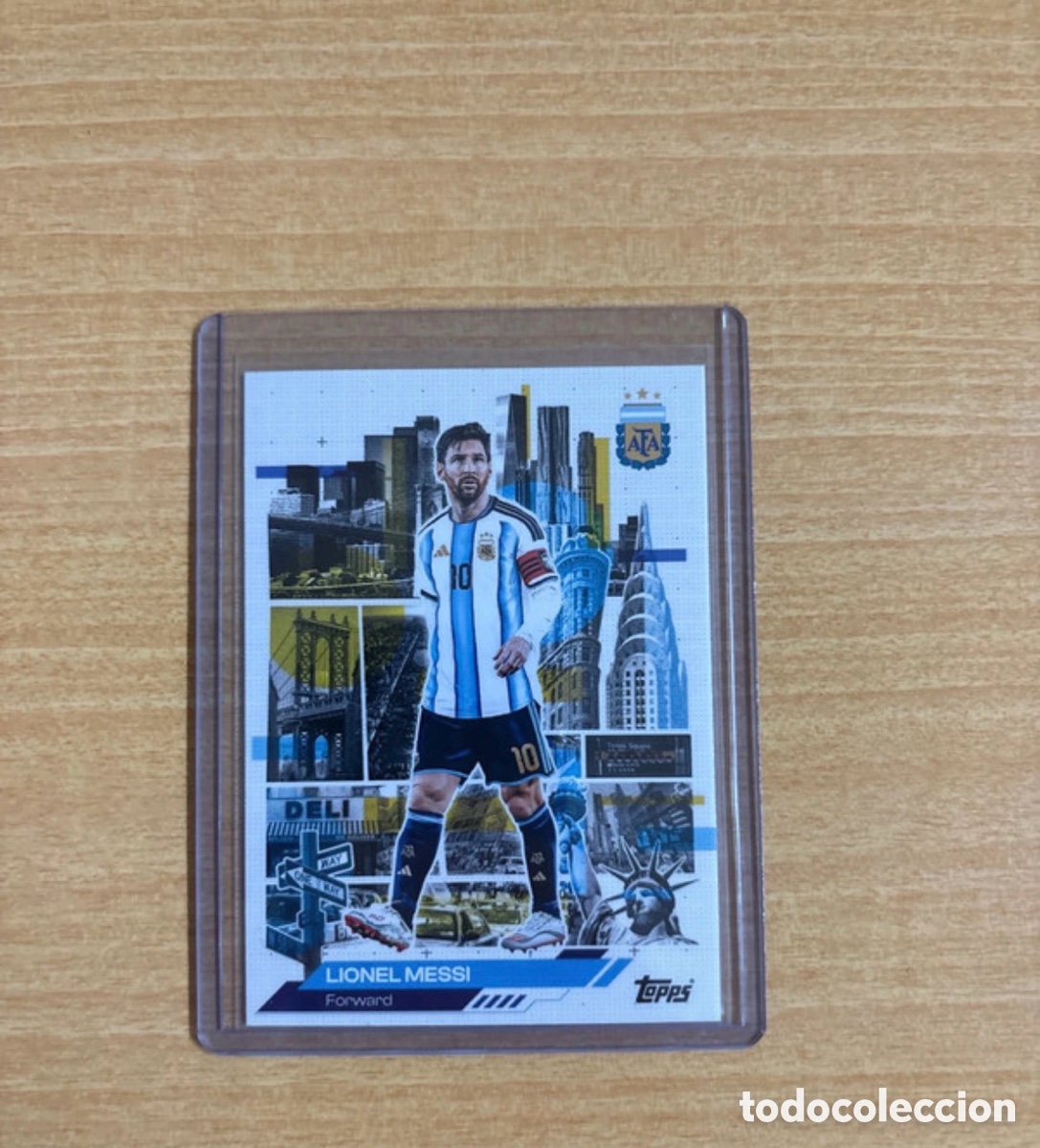 Cromos de f&uacute;tbol: Carta Messi Argentina
