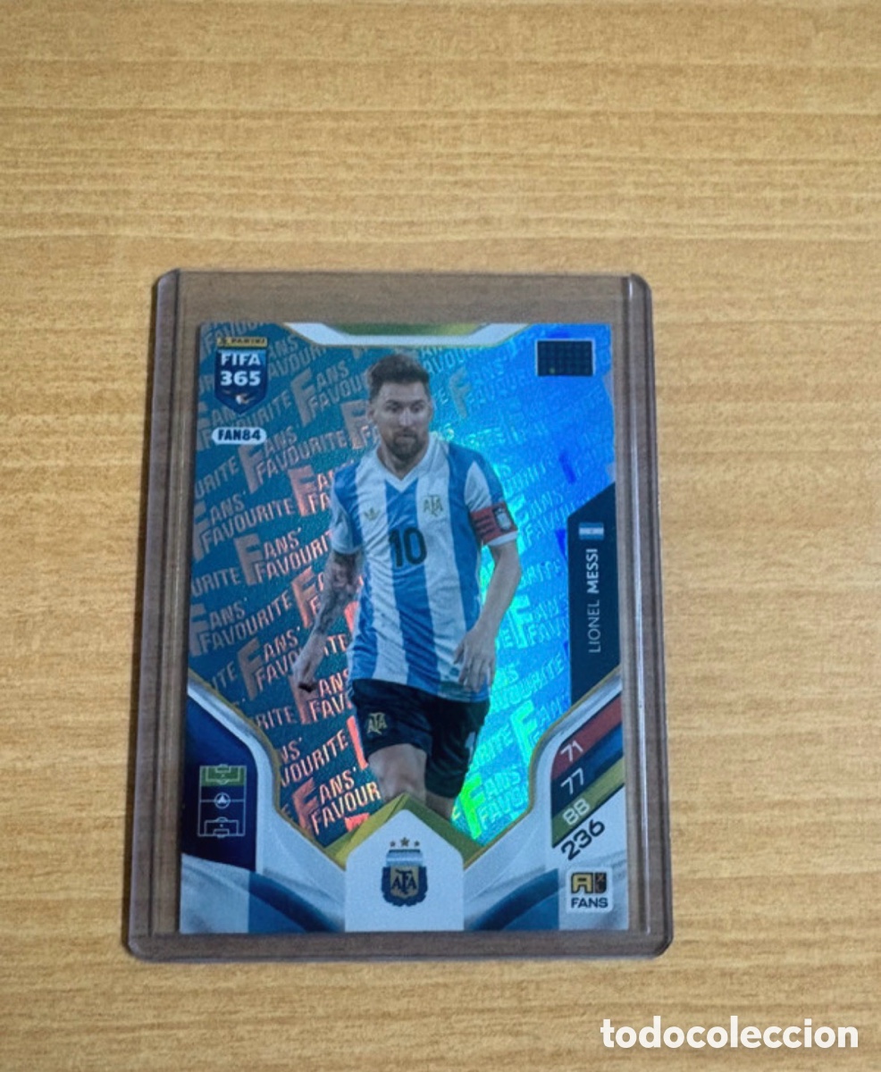 Cromos de f&uacute;tbol: Carta Messi FIFA 365