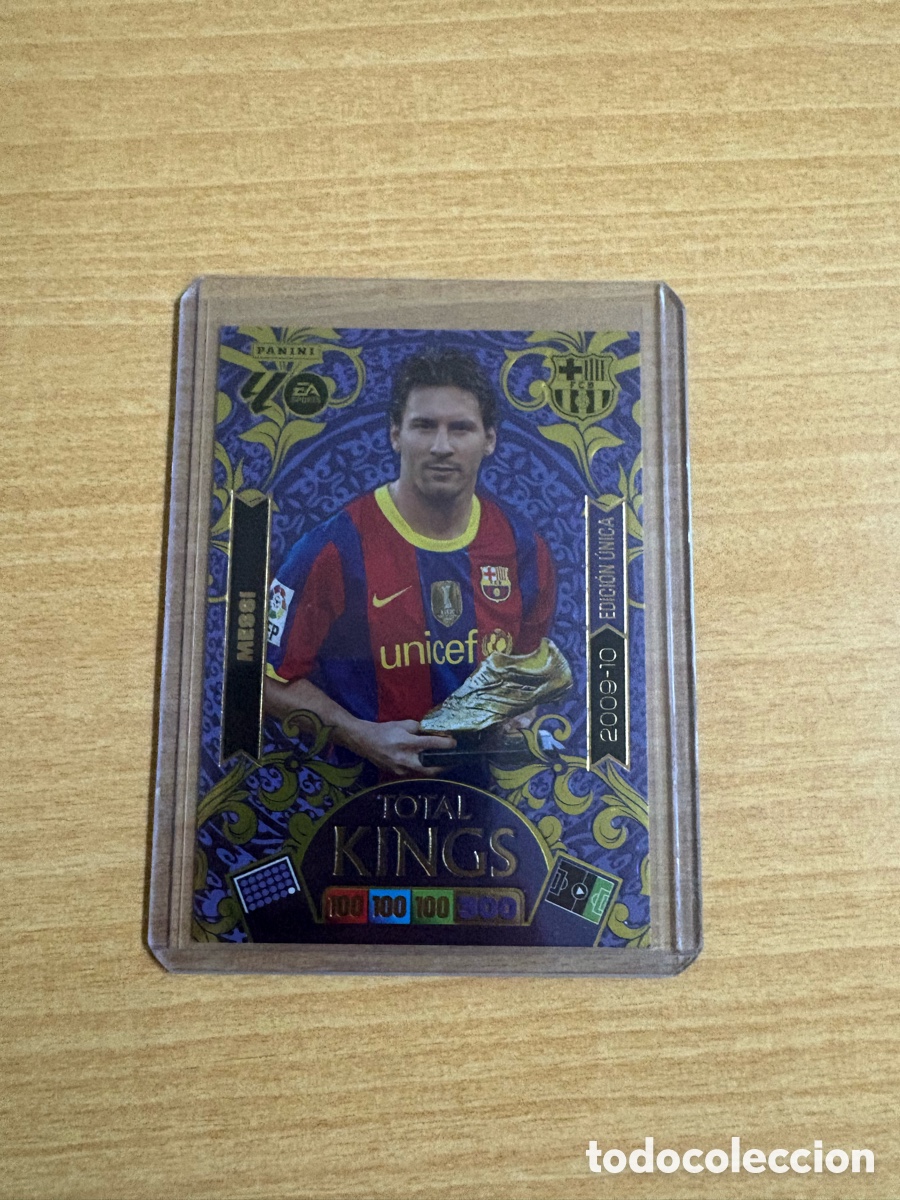 Cromos de f&uacute;tbol: Carta Messi total Kings