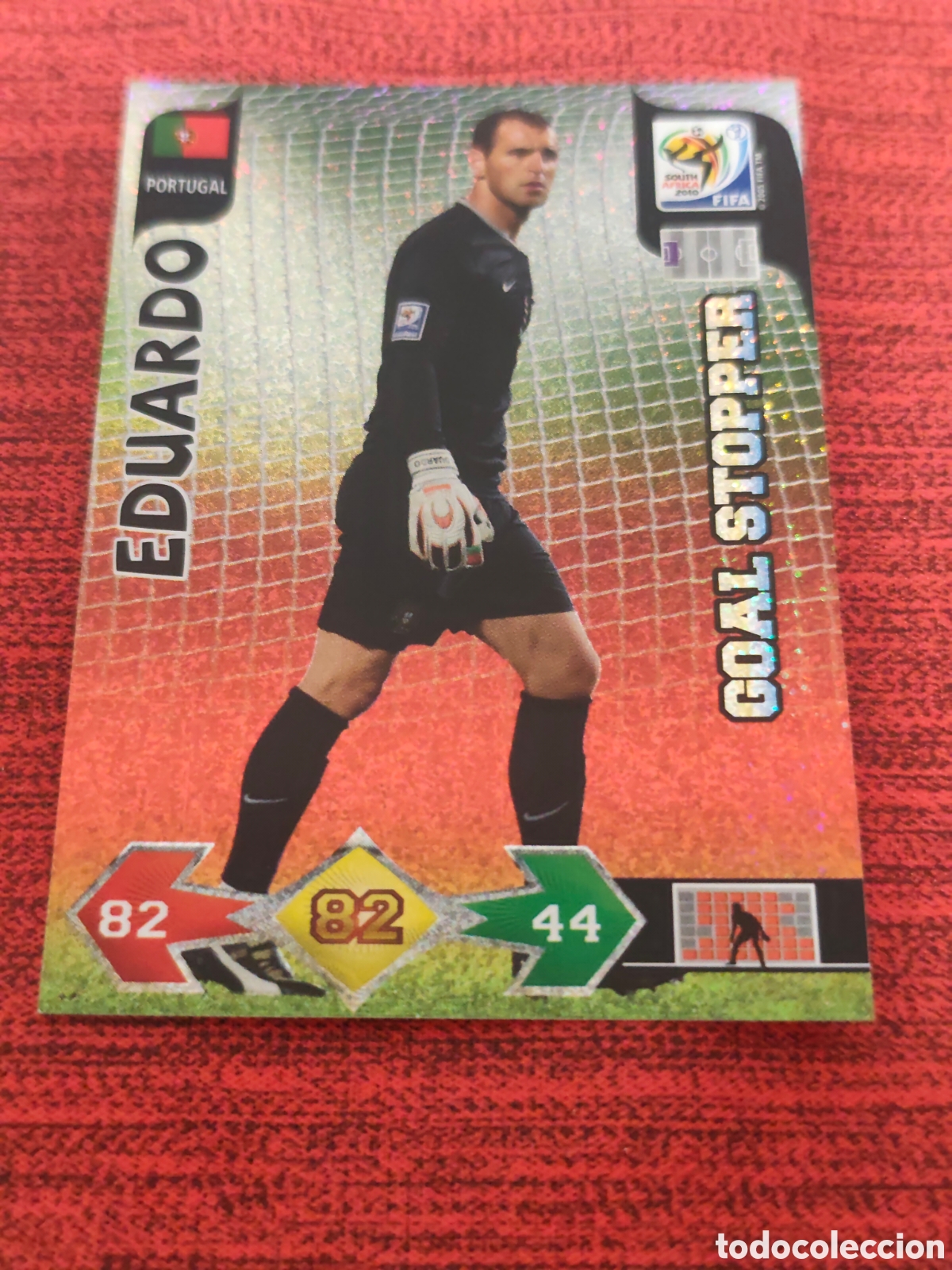 Cromos de f&uacute;tbol: GOAL STOPPER EDUARDO PORTUGAL ADRENALYN XL WORLD CUP SOUTH AFRICA 2010