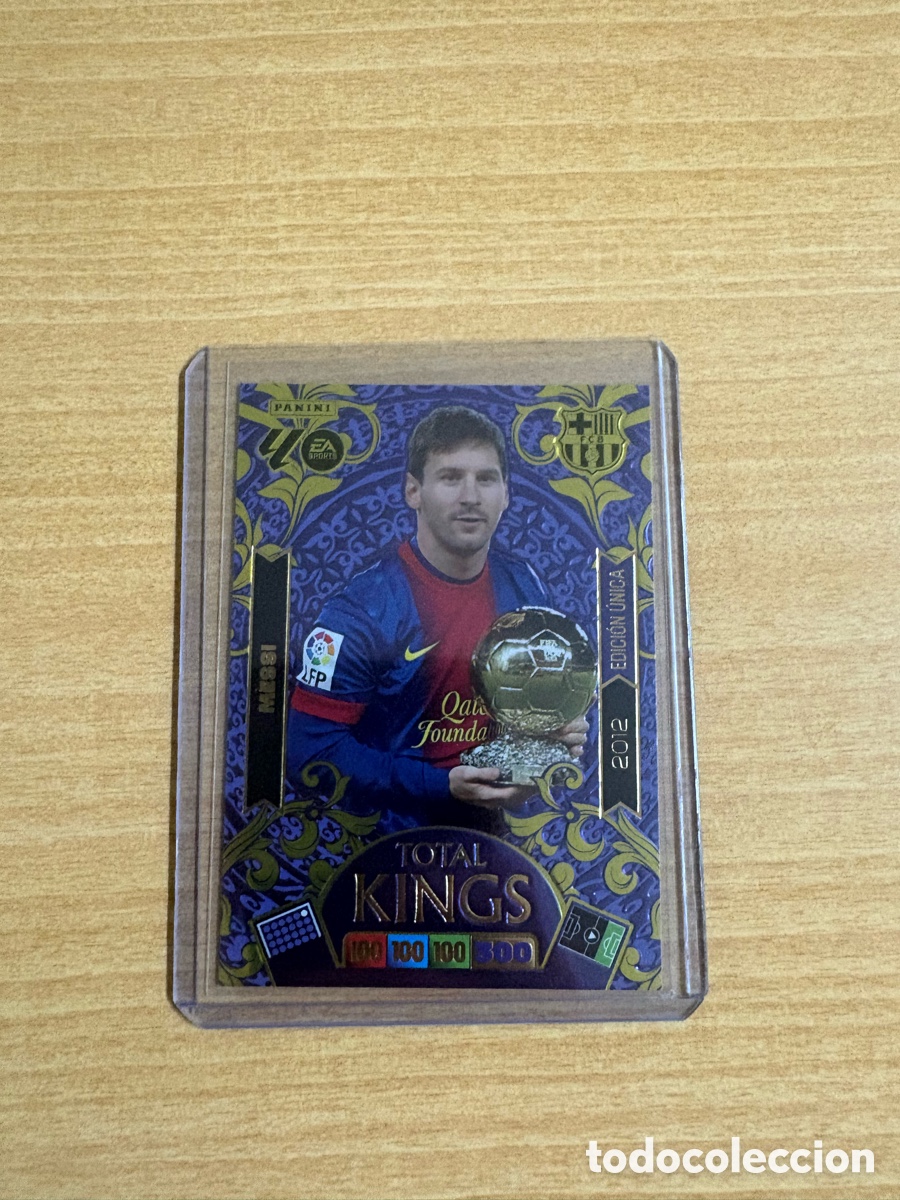Cromos de f&uacute;tbol: Carta Messi total Kings