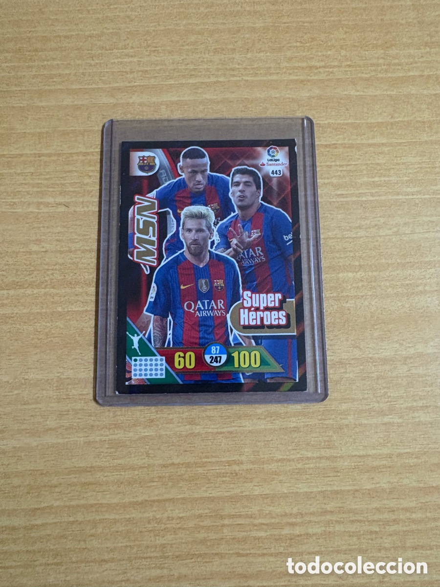 Figurine di Calcio: Carta MSN Fc Barcelona