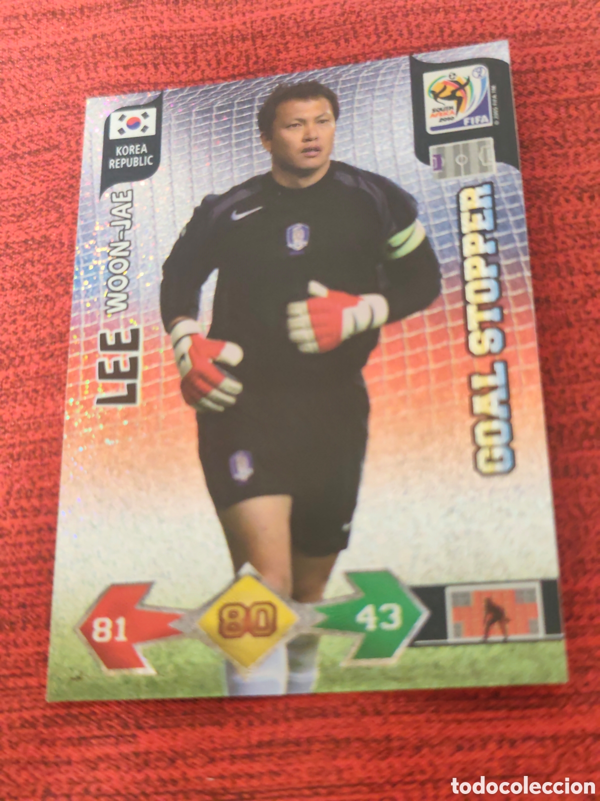 Cromos de f&uacute;tbol: GOAL STOPPER LEE KOREA REP. ADRENALYN XL WORLD CUP SOUTH AFRICA 2010