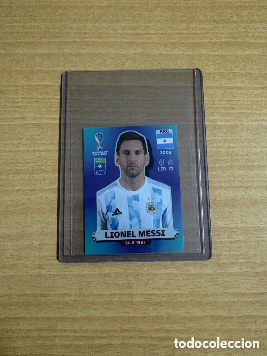 Cromos de Futebol: Cromo Messi mundial 2022