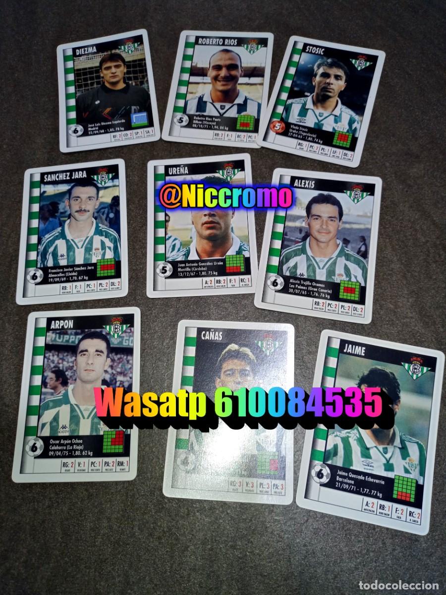 Cartes &agrave; collectionner de Football: real betis 22 cromos completo marca 95 96 supergol hay 4 en copia 1995 heraclio fournier niccromo