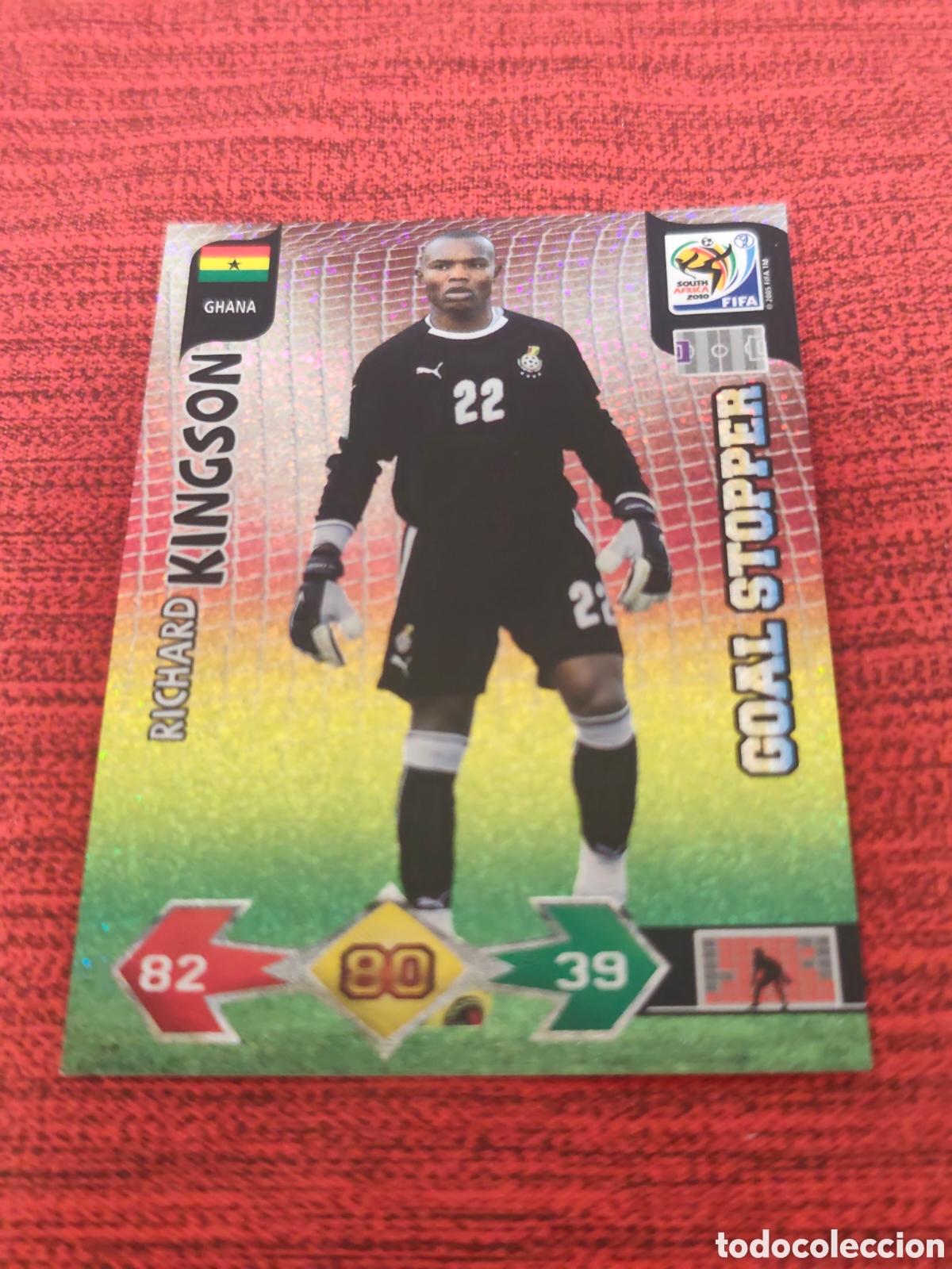Cartes &agrave; collectionner de Football: GOAL STOPPER KINGSON GHANA ADRENALYN XL WORLD CUP SOUTH AFRICA 2010