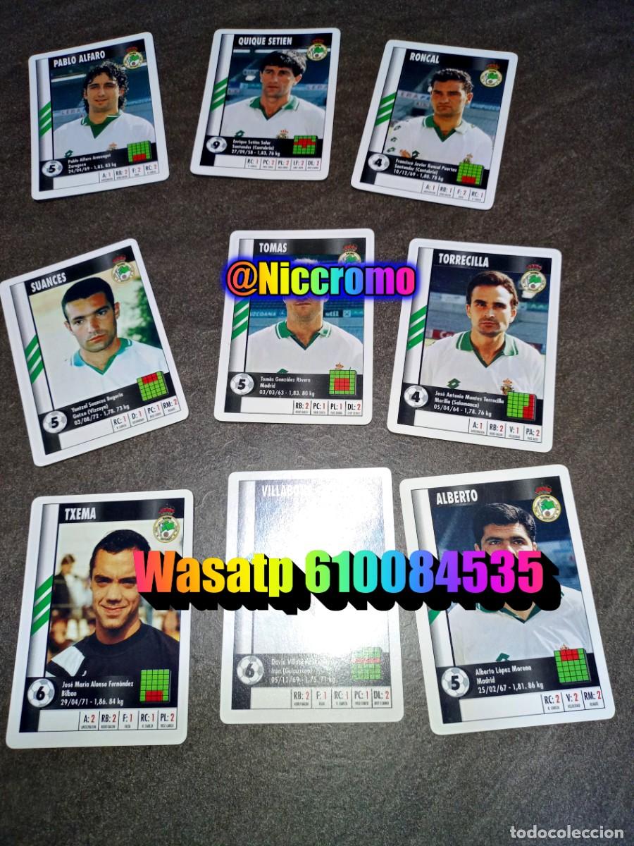Cartes &agrave; collectionner de Football: racing santander 23 cromos completo marca 95 96 supergol 4 en copia 1995 heraclio fournier niccromo