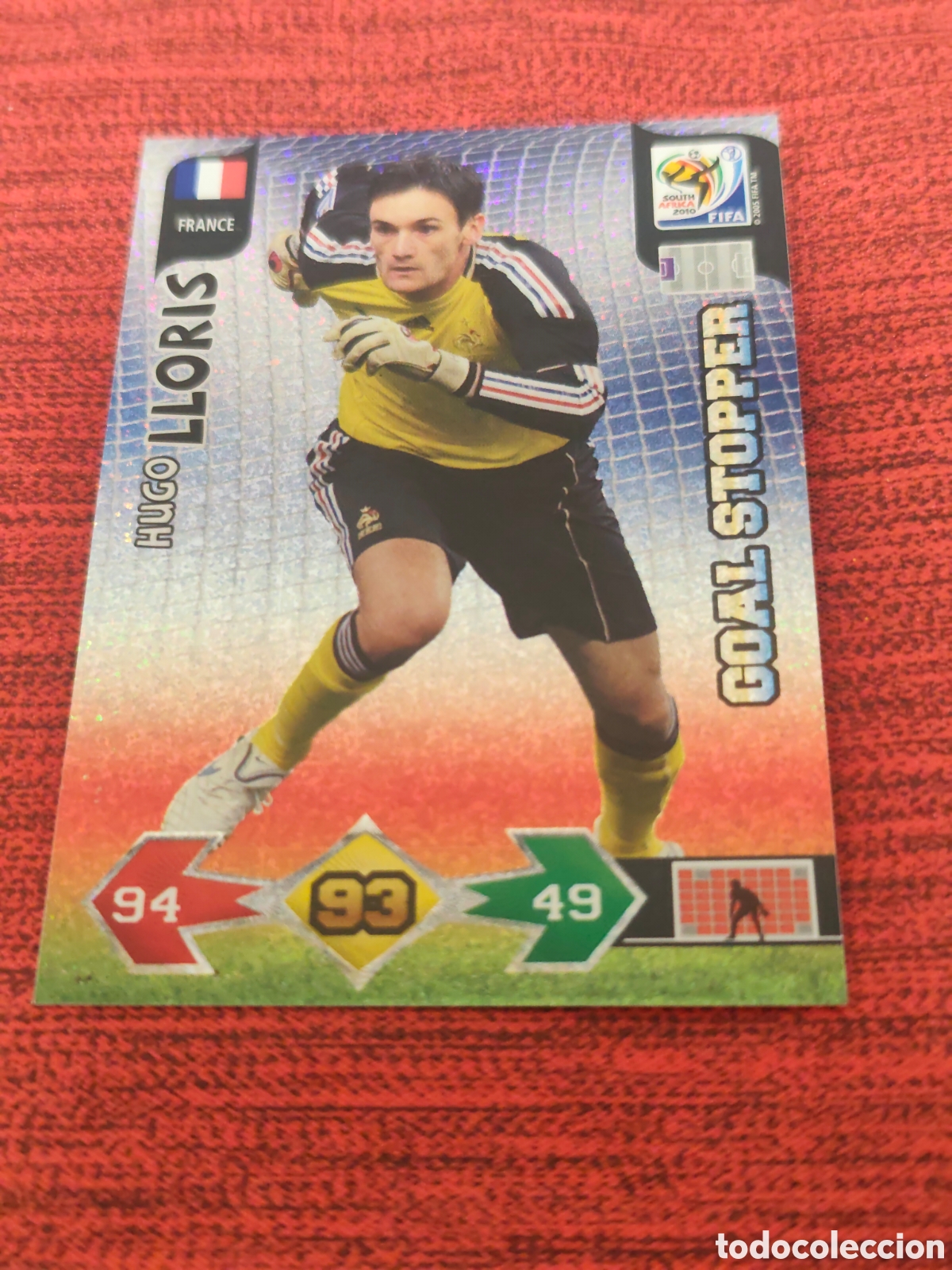 Cartes &agrave; collectionner de Football: GOAL STOPPER LLORIS FRANCIA ADRENALYN XL WORLD CUP SOUTH AFRICA 2010
