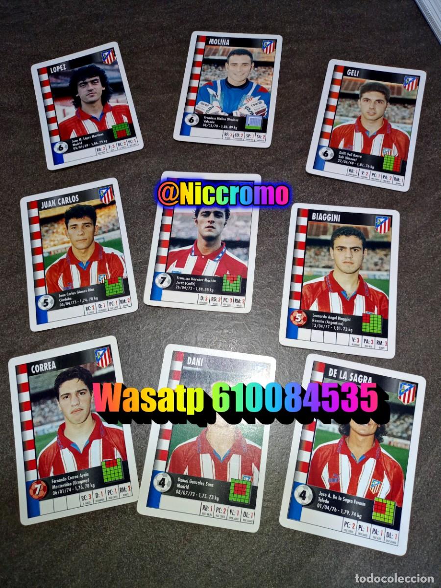 Cartes &agrave; collectionner de Football: atletico madrid 21 cromos completo marca 95 96 supergol 3 en copia 1995 heraclio fournier niccromo