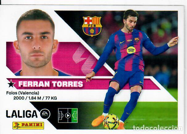 Cromos de f&uacute;tbol: CROMO PANINI LIGA ESTE 26 27 - N&ordm; 18 - FERRAN TORRES - BARCELONA