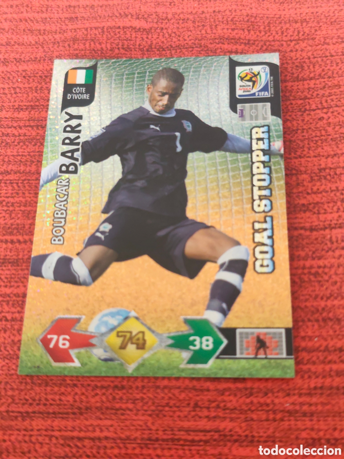 Cromos de f&uacute;tbol: GOAL STOPPER BARRY COSTA MARFIL ADRENALYN XL WORLD CUP SOUTH AFRICA 2010