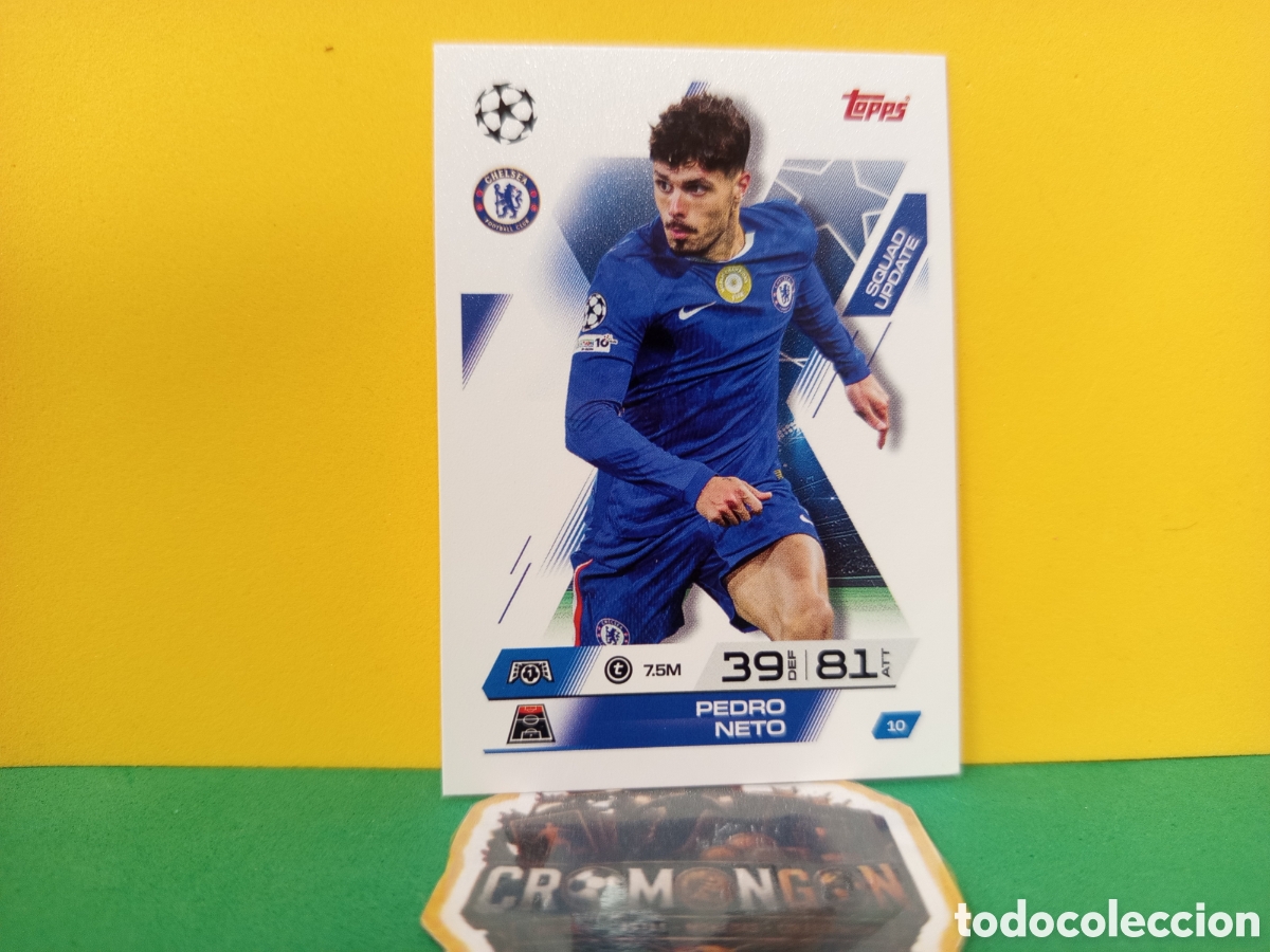 Cromos de f&uacute;tbol: ❇️ CROMO ⚽ PEDRO NETO CHELSEA 10 MATCH ATTAX EXTRA CHAMPIONS LEAGUE 2025 2026 25 26 ❇️