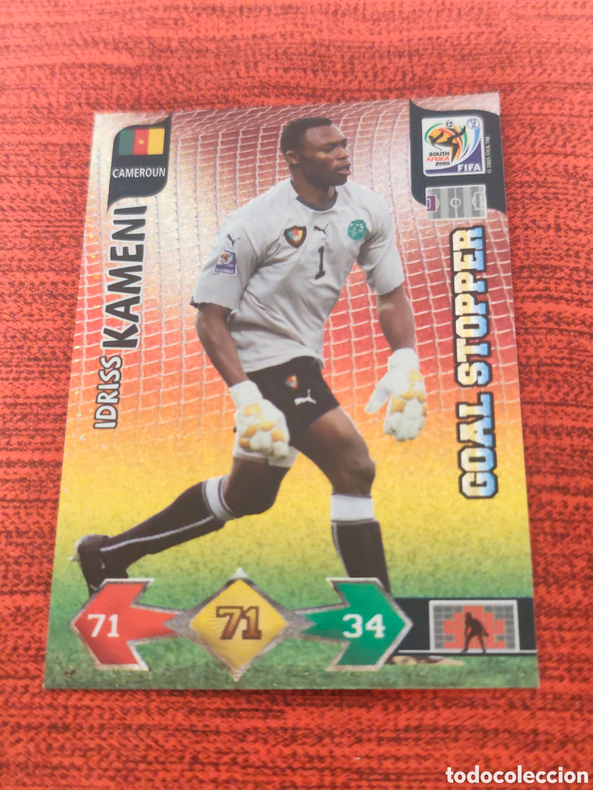 Cromos de f&uacute;tbol: GOAL STOPPER KAMENI CAMER&Uacute;N ADRENALYN XL WORLD CUP SOUTH AFRICA 2010