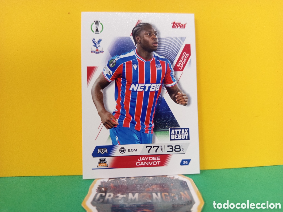 Figurine di Calcio: ❇️ CROMO ⚽ CANVOT CRYSTAL PALACE 26 MATCH ATTAX EXTRA CHAMPIONS LEAGUE 2025 2026 25 26 ❇️
