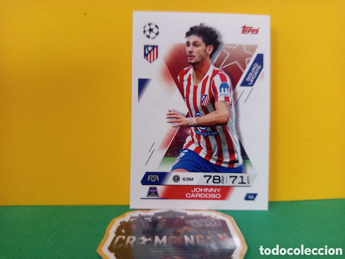 Figurine di Calcio: ❇️ CROMO ⚽ JONNHY CARDOSO ATL&Eacute;TICO DE MADRID 33 MATCH ATTAX EXTRA CHAMPIONS 2025 2026 25 26 ❇️