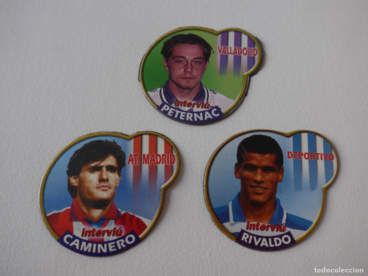Cromos de Futebol: LOTE DE 18 IMANES DE FUTBOL DE INTERVIU