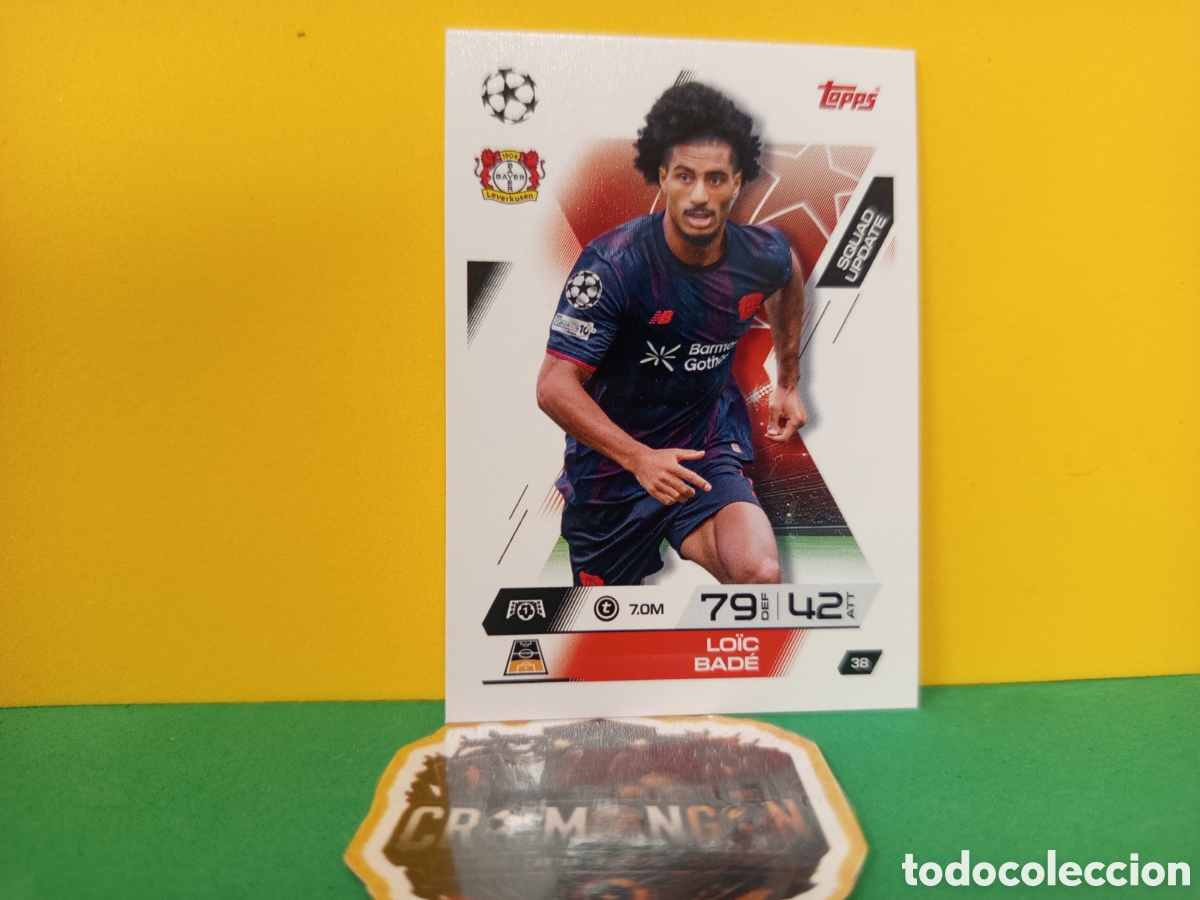 Cromos de f&uacute;tbol: ❇️ CROMO ⚽ BAD&Eacute; BAYERN LEVERKUSEN 38 MATCH ATTAX EXTRA CHAMPIONS LEAGUE 2025 2026 25 26 ❇️