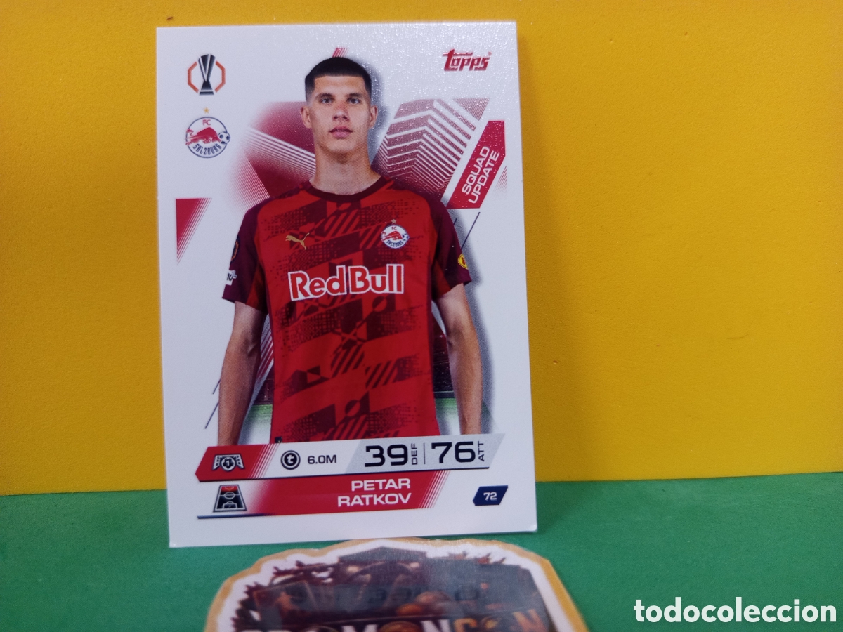 Cromos de f&uacute;tbol: ❇️ CROMO ⚽ RATKOV SALZBURGO 72 MATCH ATTAX EXTRA CHAMPIONS LEAGUE 2025 2026 25 26 ❇️
