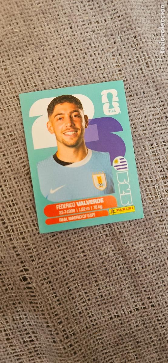 Cromos de f&uacute;tbol: Uruguay Valverde 10 world cup mundial fifa estados unidos, canad&aacute; mexico panini 2026 26 sin pegar tr