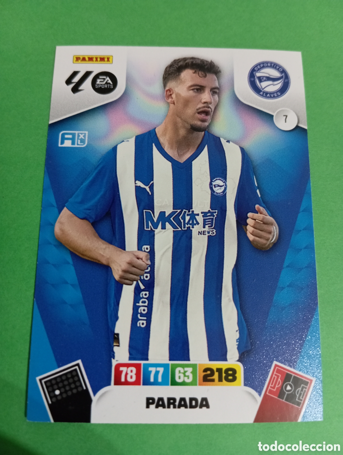 Cromos de f&uacute;tbol: Parada Alav&eacute;s n&deg;7 / PANINI ADRENALYN XL LA LIGA 2025/2026