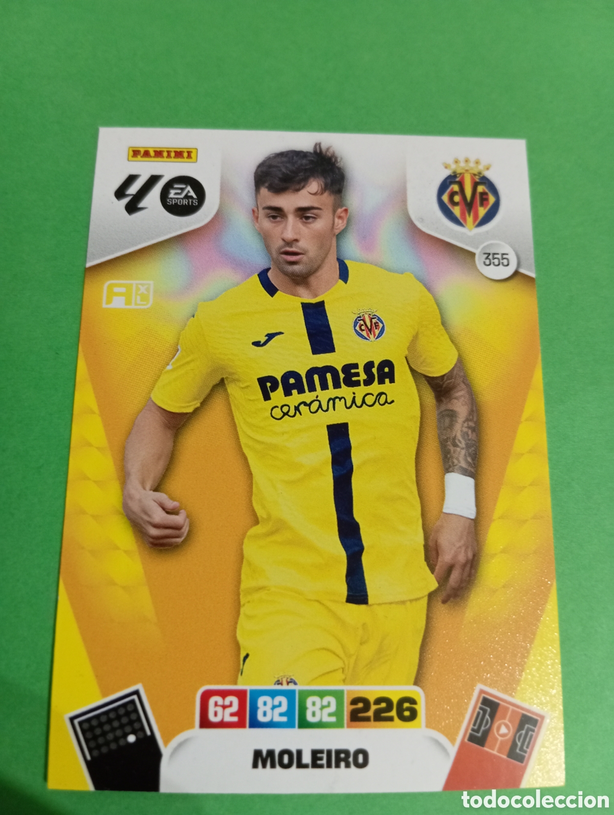 Cromos de f&uacute;tbol: Moleiro Villarreal n&deg;355 / PANINI ADRENALYN XL LA LIGA 2025/2026