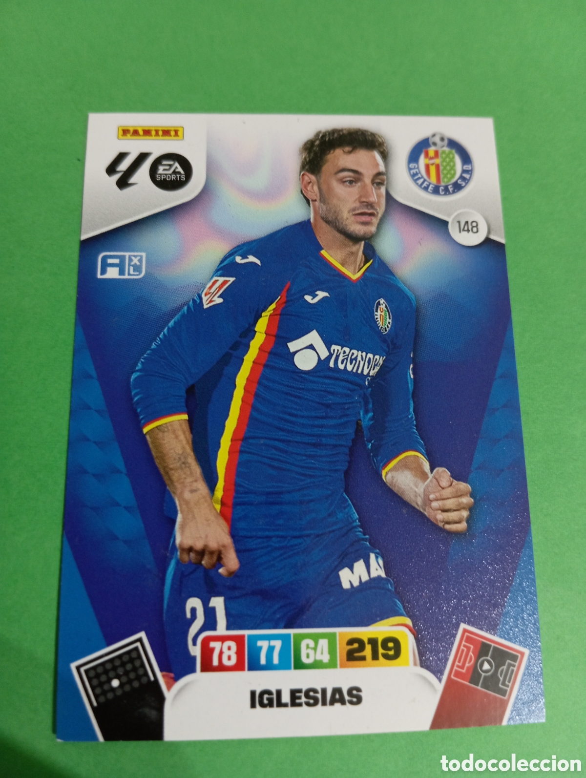 Cromos de f&uacute;tbol: Iglesias Getafe n&deg;148 / PANINI ADRENALYN XL LA LIGA 2025/2026
