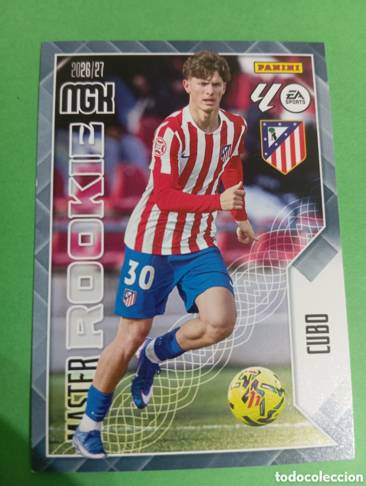 Cromos de f&uacute;tbol: Cubo Atl&eacute;tico de Madrid MASTER ROOKIE n&deg;410 / PANINI MEGACRACKS 2026/2027