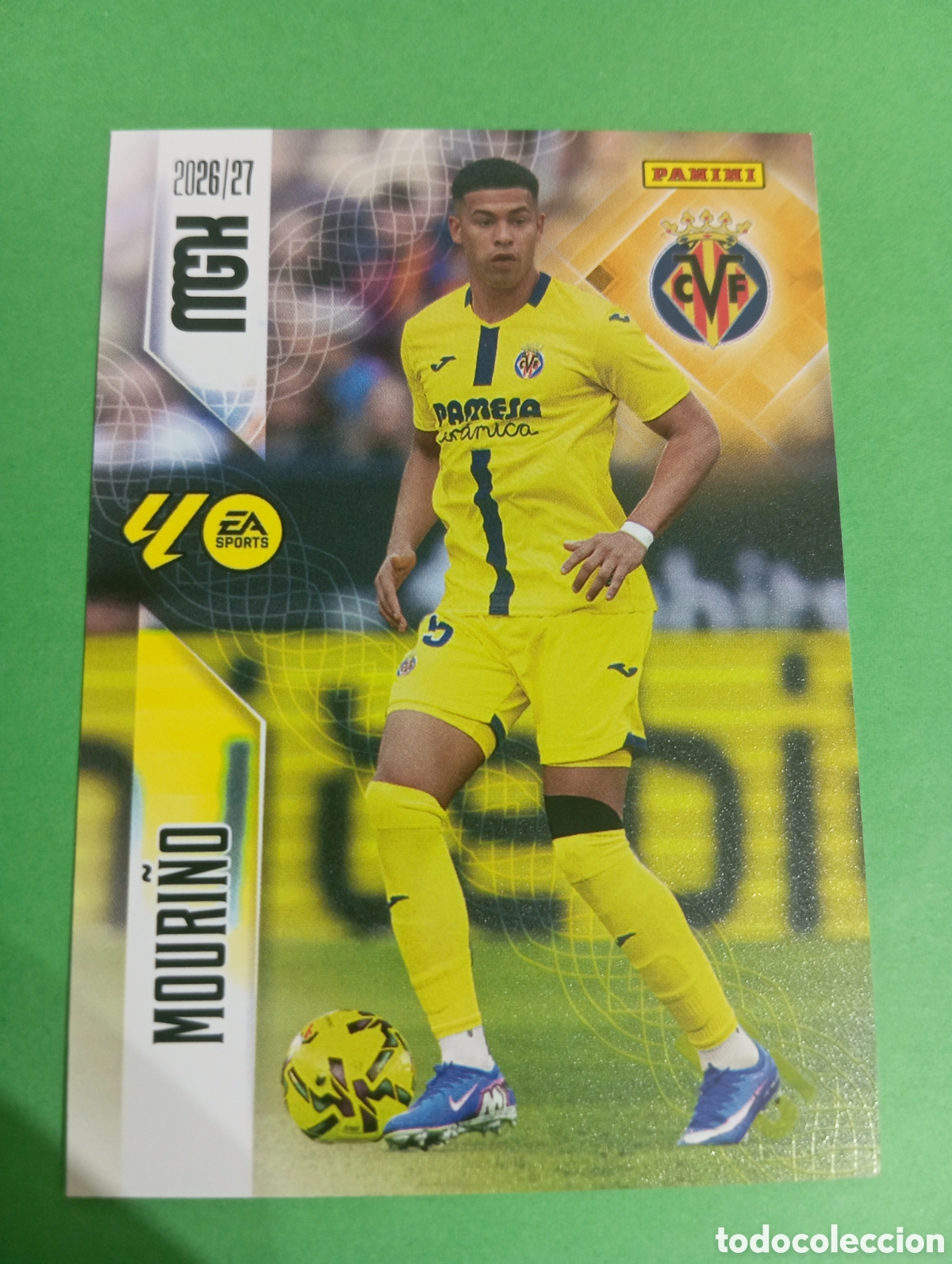 Cromos de f&uacute;tbol: Mouri&ntilde;o Villarreal n&deg;364 / PANINI MEGACRACKS 2026/2027