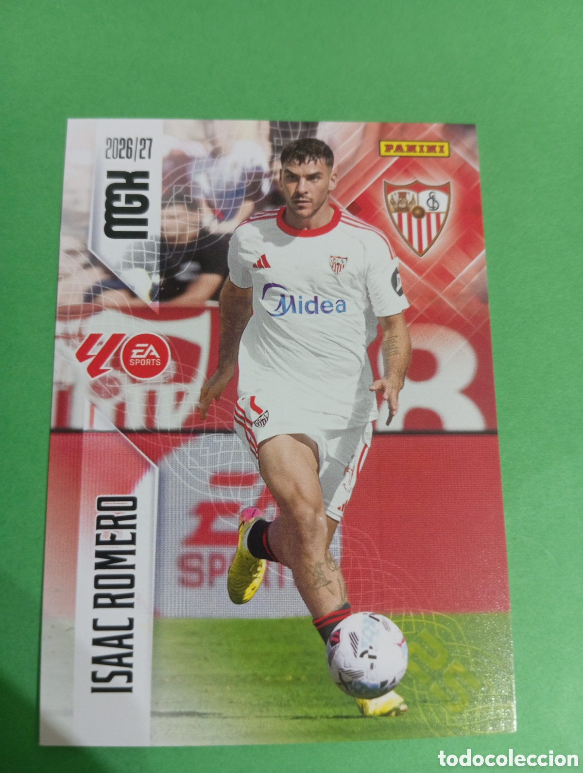 Cromos de f&uacute;tbol: Isaac Romero Sevilla n&deg;342 / PANINI MEGACRACKS 2026/2027