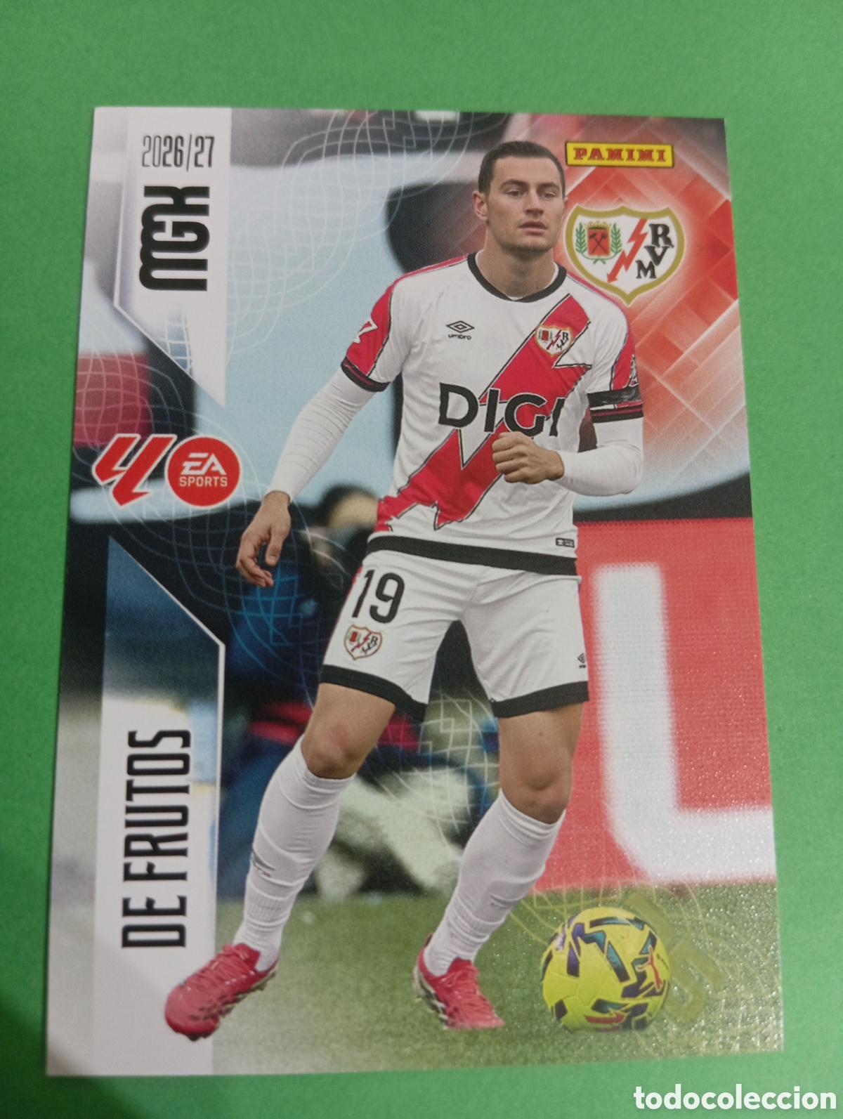 Cromos de f&uacute;tbol: De Frutos Rayo Vallecano n&deg;304 / PANINI MEGACRACKS 2026/2027