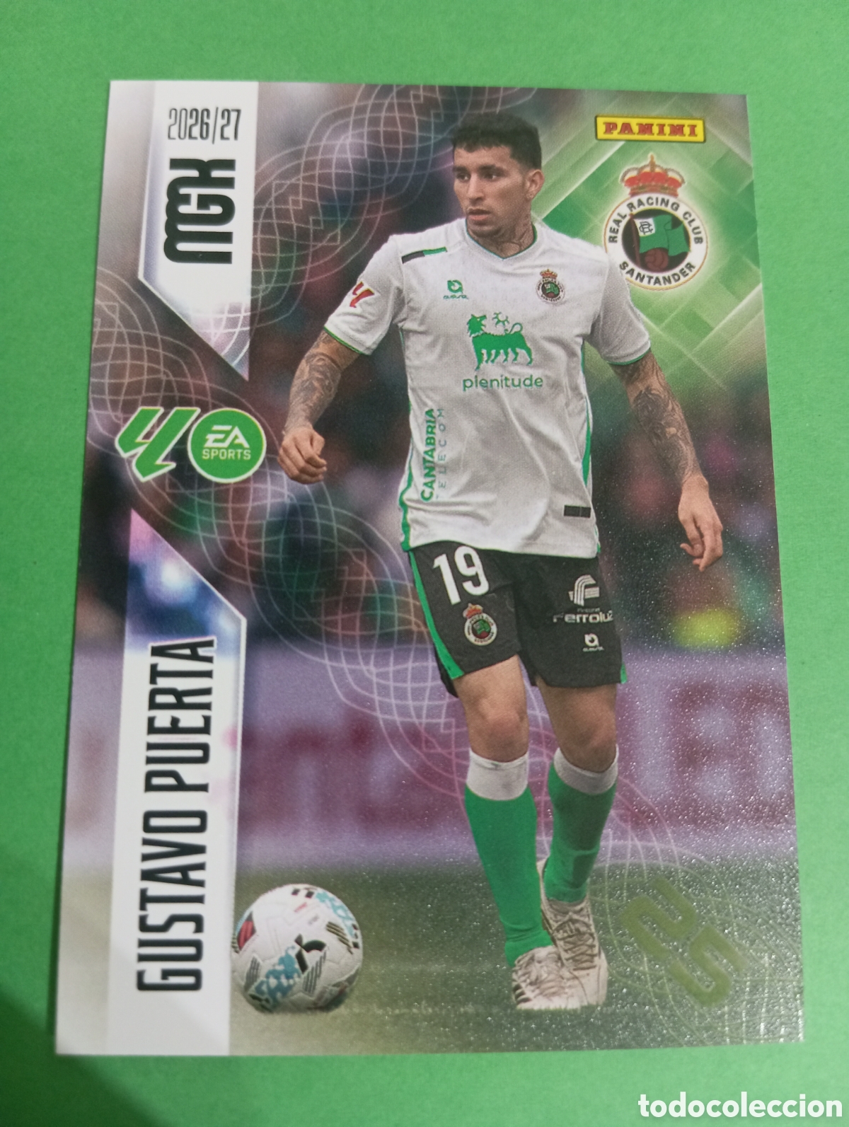 Cromos de f&uacute;tbol: Gustavo Puerta Racing de Santander n&deg;281 / PANINI MEGACRACKS 2026/2027