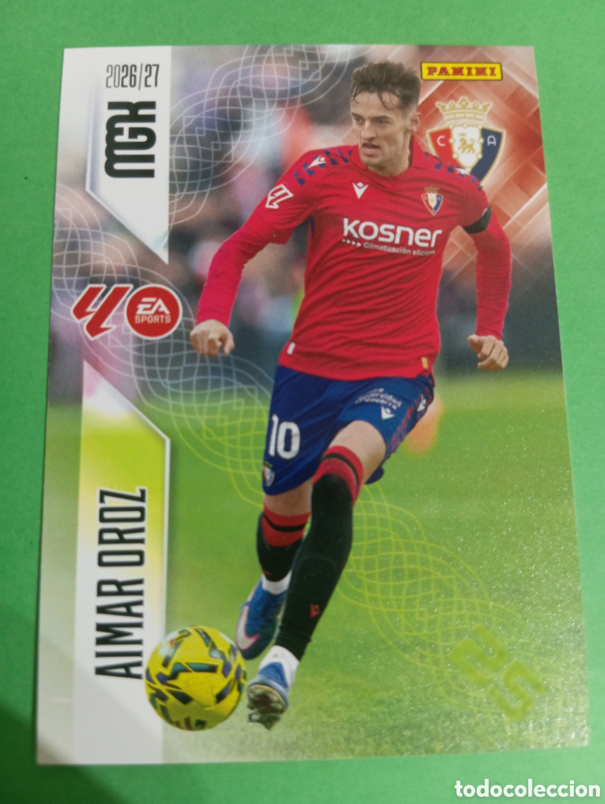 Cromos de f&uacute;tbol: Aimar Oroz Osasuna n&deg;266 / PANINI MEGACRACKS 2026/2027