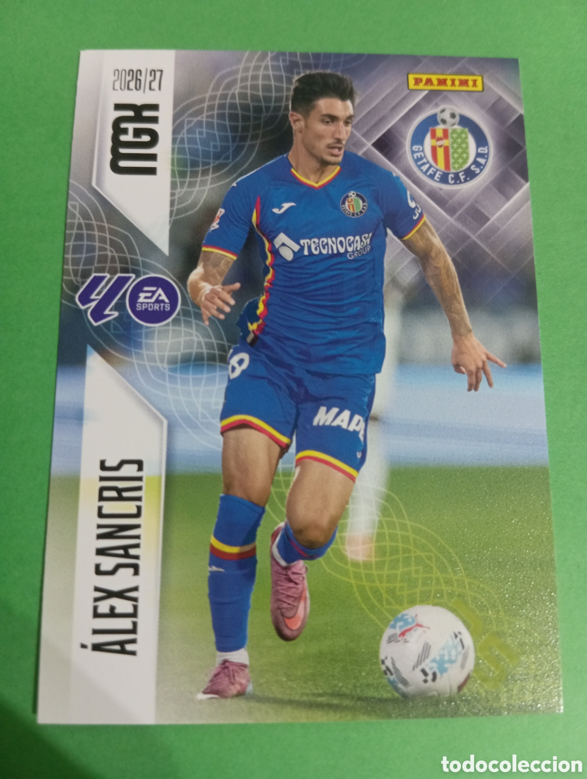 Cromos de f&uacute;tbol: &Aacute;lex Sancris Getafe n&deg;198 / PANINI MEGACRACKS 2026/2027