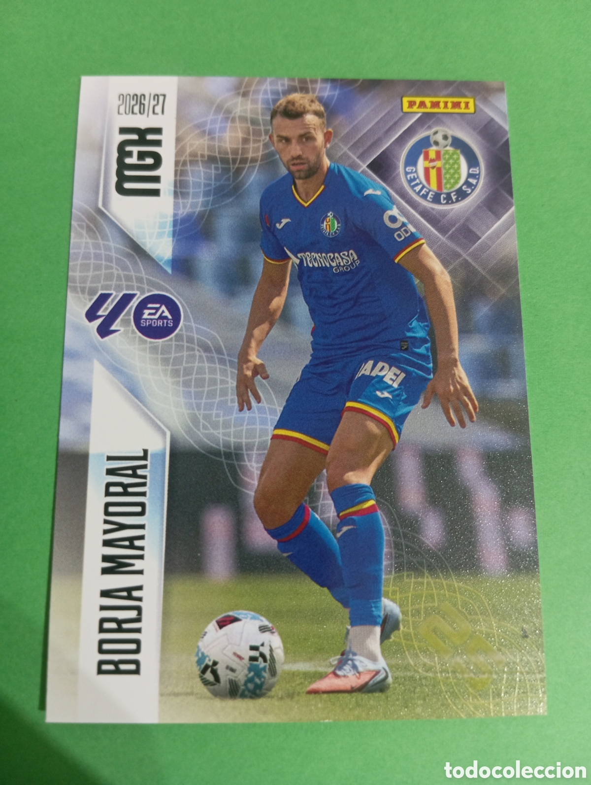 Cromos de f&uacute;tbol: Borja Mayoral Getafe n&deg;195 / PANINI MEGACRACKS 2026/2027