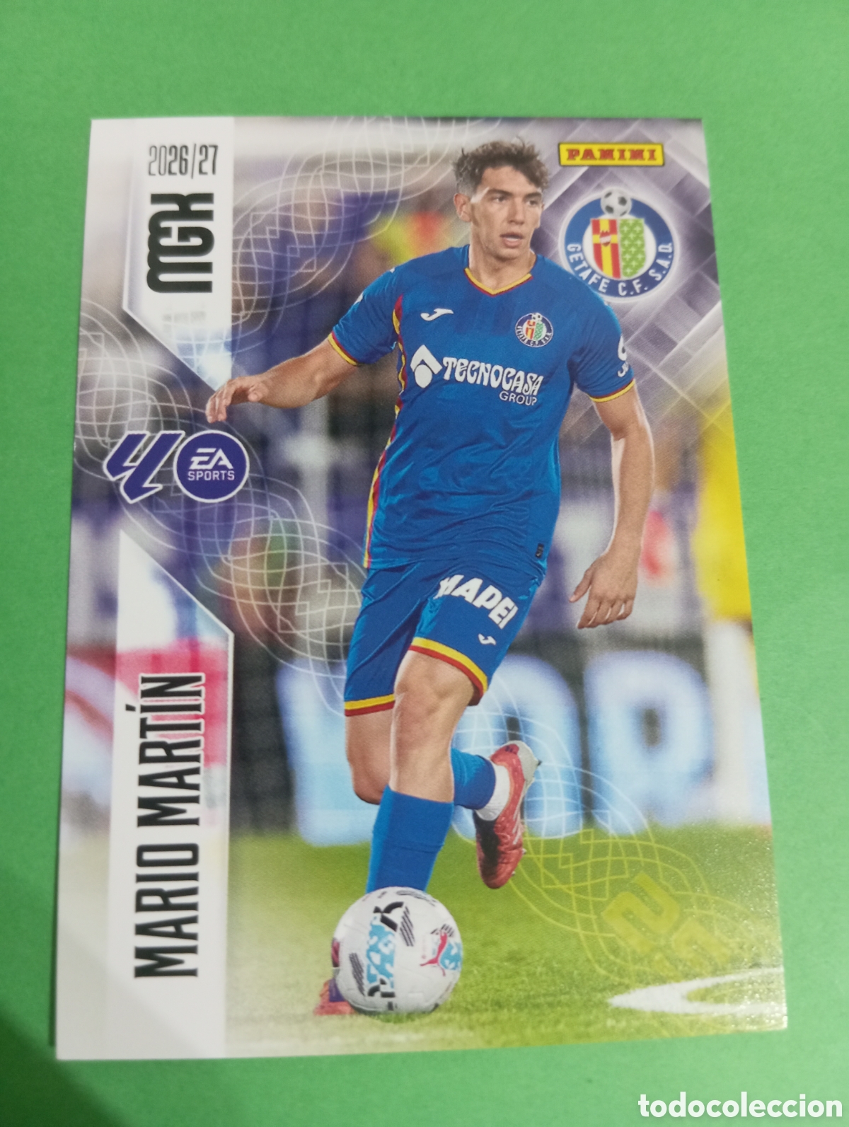 Cromos de f&uacute;tbol: Mario Mart&iacute;n Getafe n&deg;190 / PANINI MEGACRACKS 2026/2027