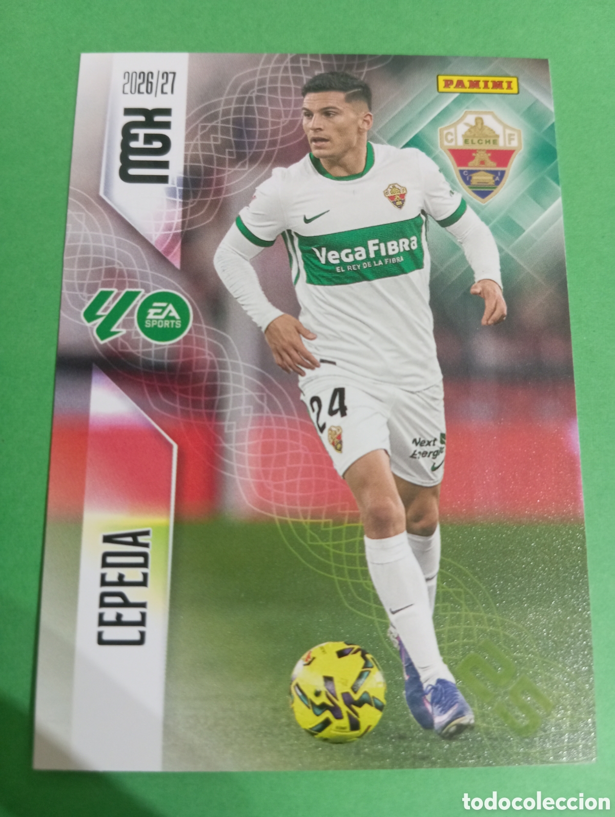 Cromos de f&uacute;tbol: Cepeda Elche n&deg;162 / PANINI MEGACRACKS 2026/2027