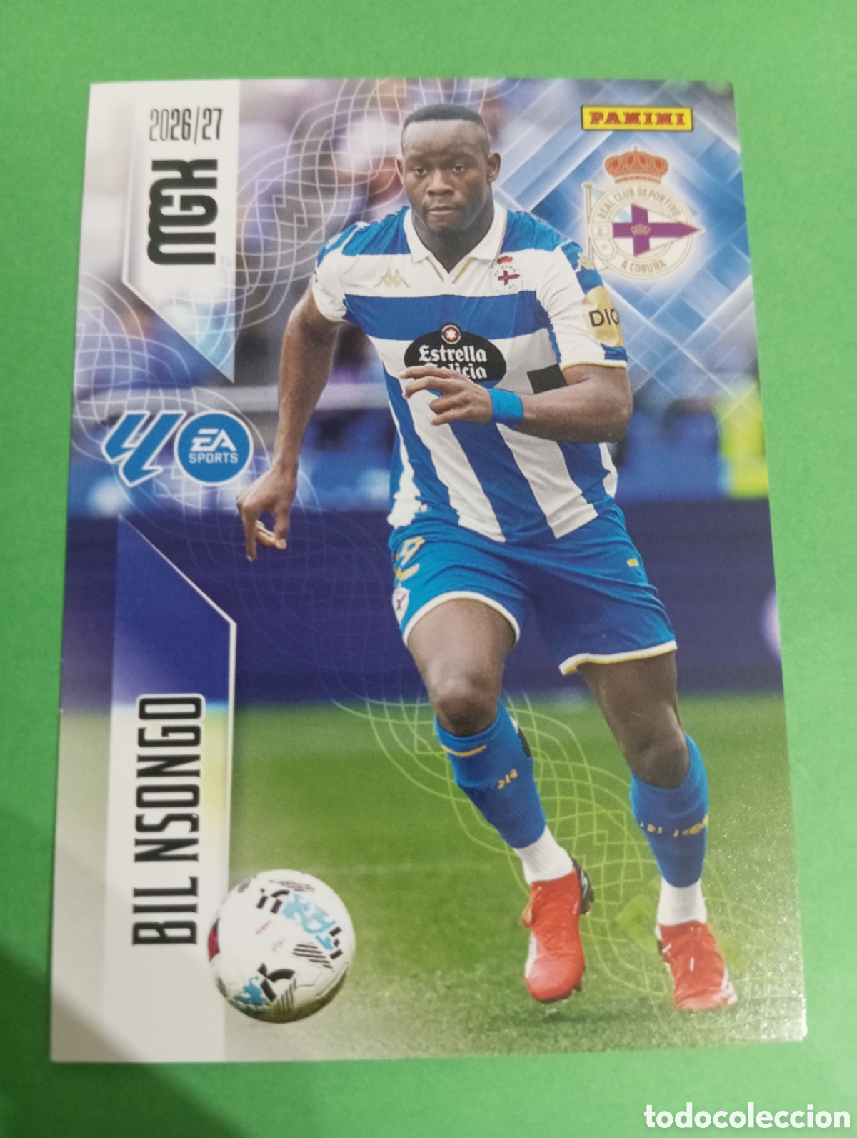 Cromos de f&uacute;tbol: Bil Nsongo Deportivo de la Coru&ntilde;a n&deg;144 / PANINI MEGACRACKS 2026/2027