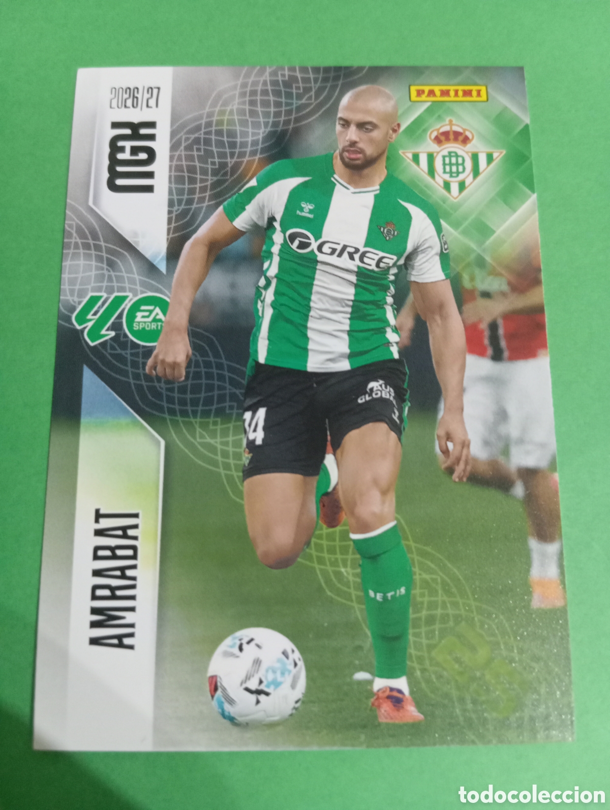 Cromos de f&uacute;tbol: Amrabat Betis n&deg;100 / PANINI MEGACRACKS 2026/2027