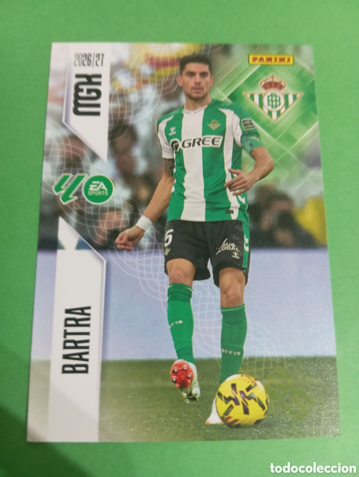 Cromos de f&uacute;tbol: Bartra Betis n&deg;95 / PANINI MEGACRACKS 2026/2027